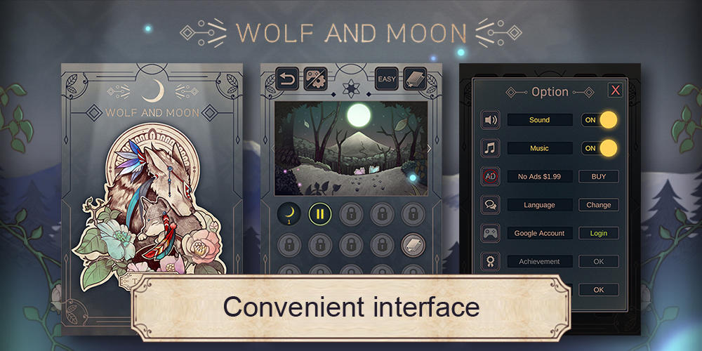 Wolf And Moon : Sudoku Game Screenshot