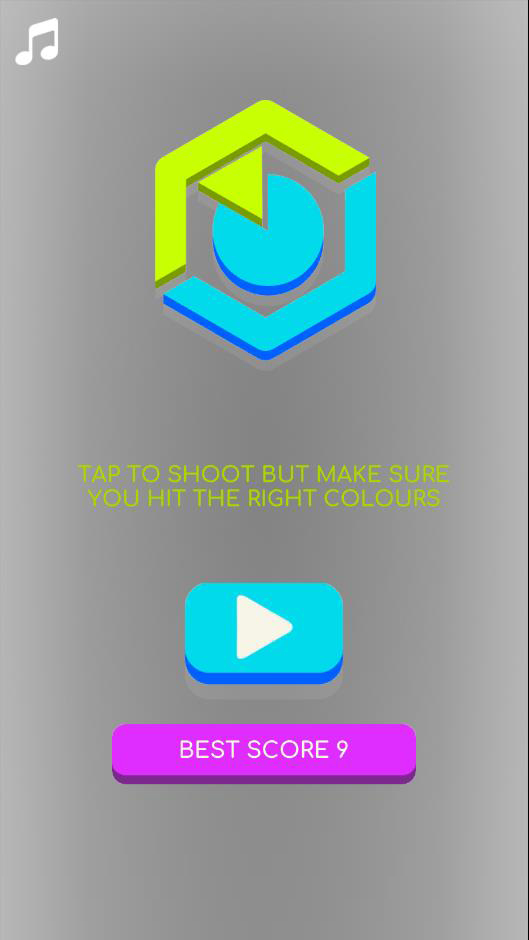 Hyper Color Rush ゲームのスクリーンショット