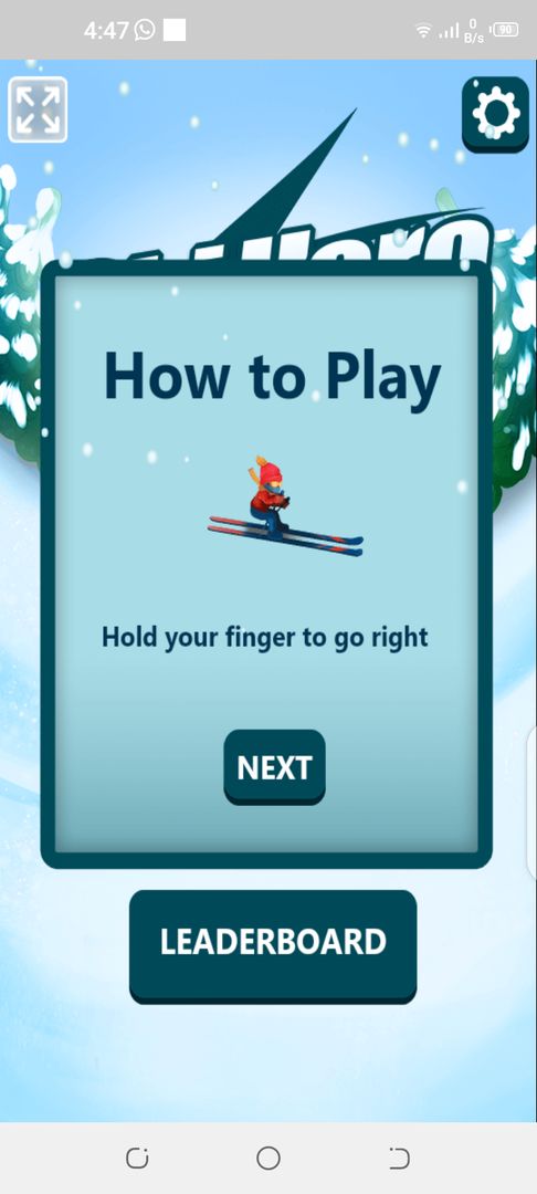 Super Ski 게임 스크린 샷