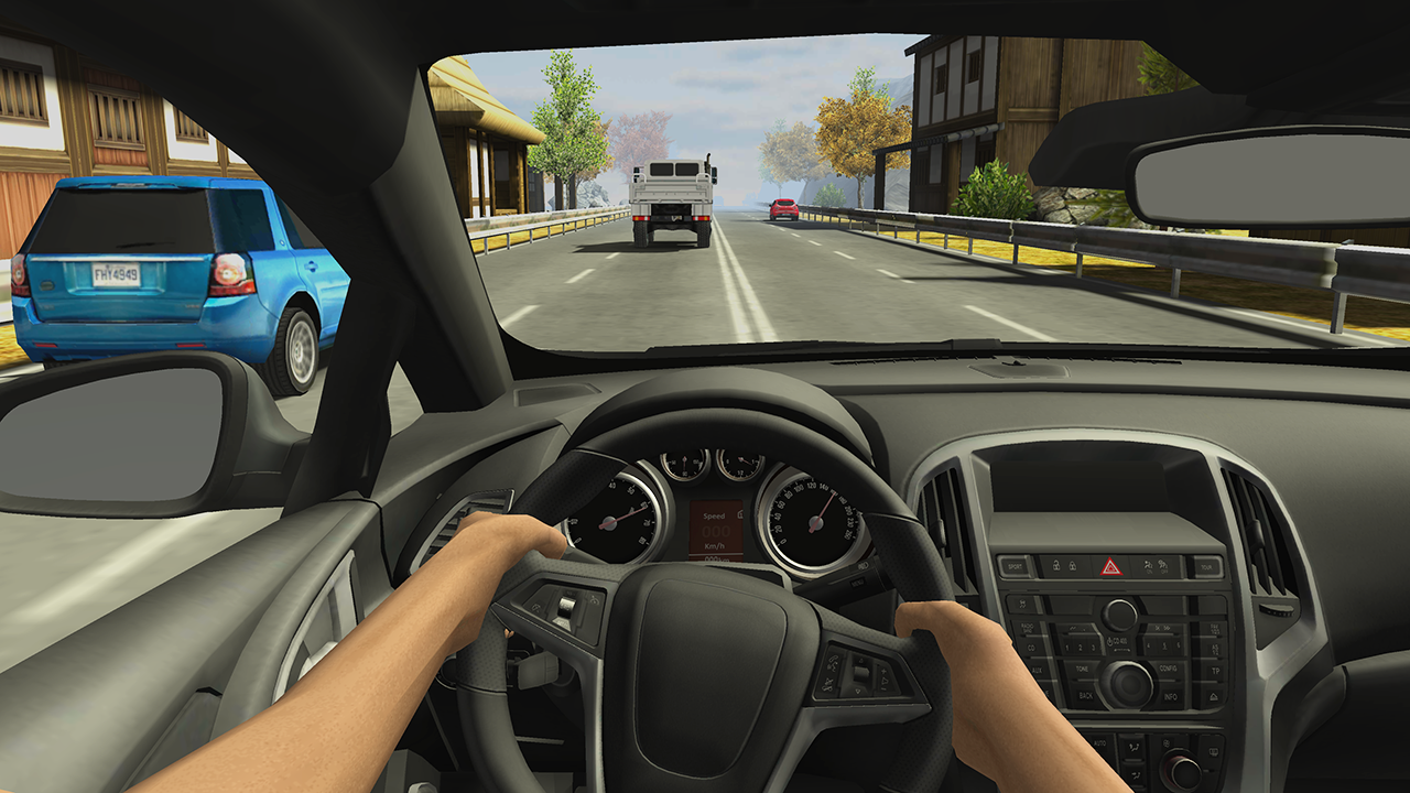 Racing in Car 2 Game Screenshot