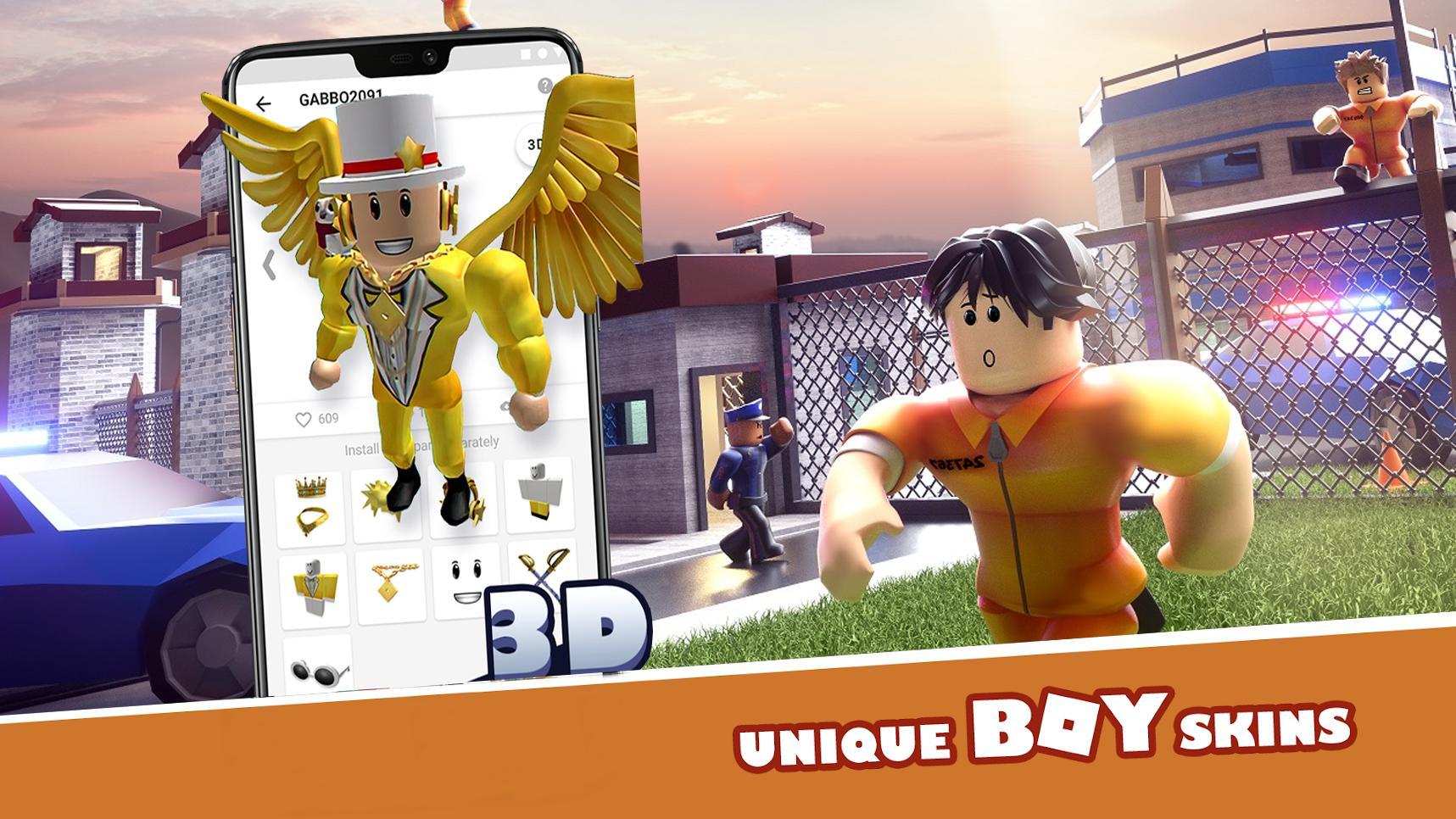 Roblox Mod Skins Master ภาพหน้าจอเกม