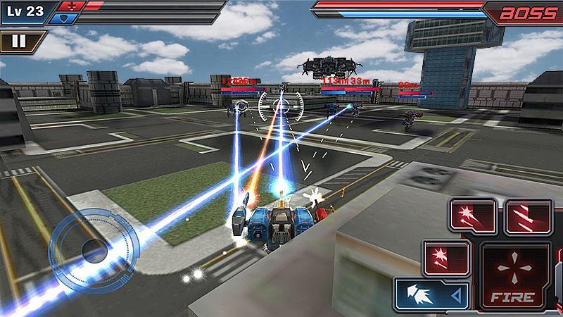 Robot Strike 3D Game Screenshot