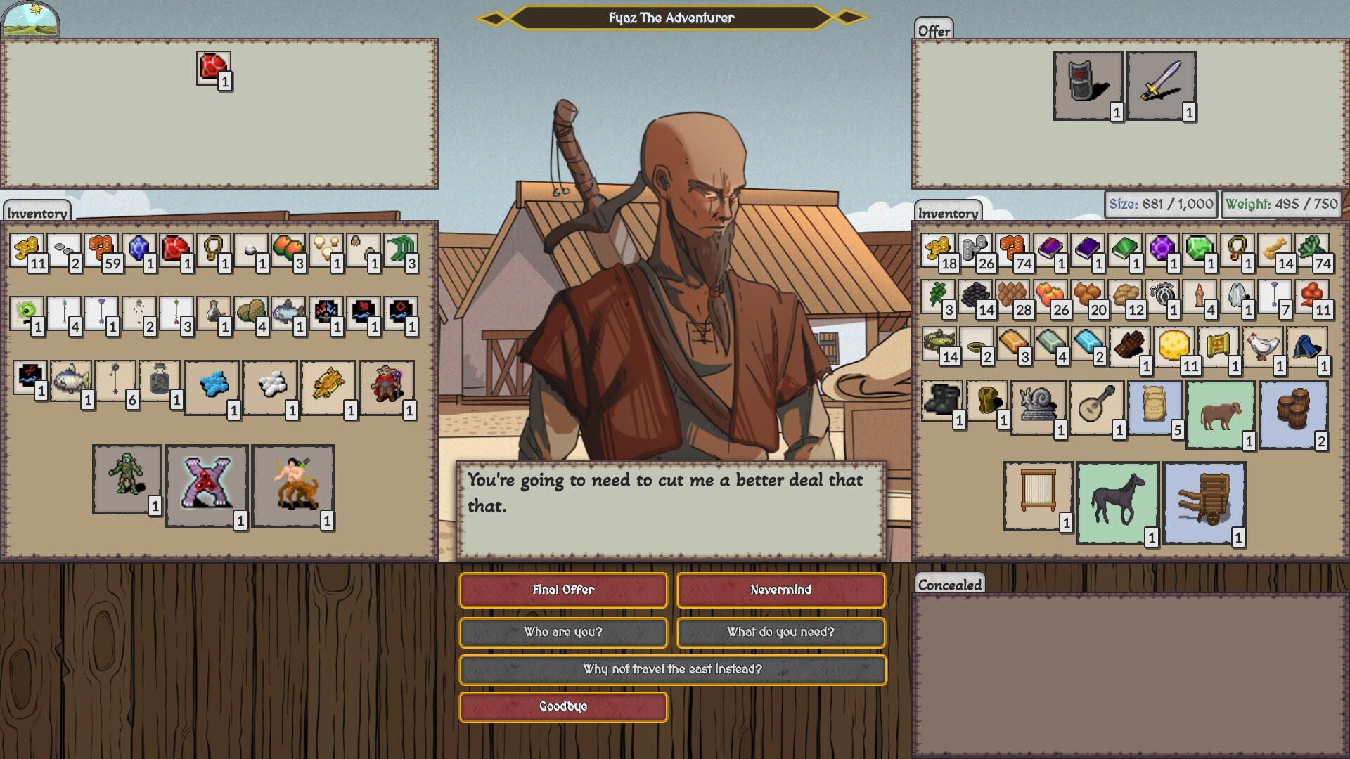 Screenshot of Merchant of the Six Kingdoms