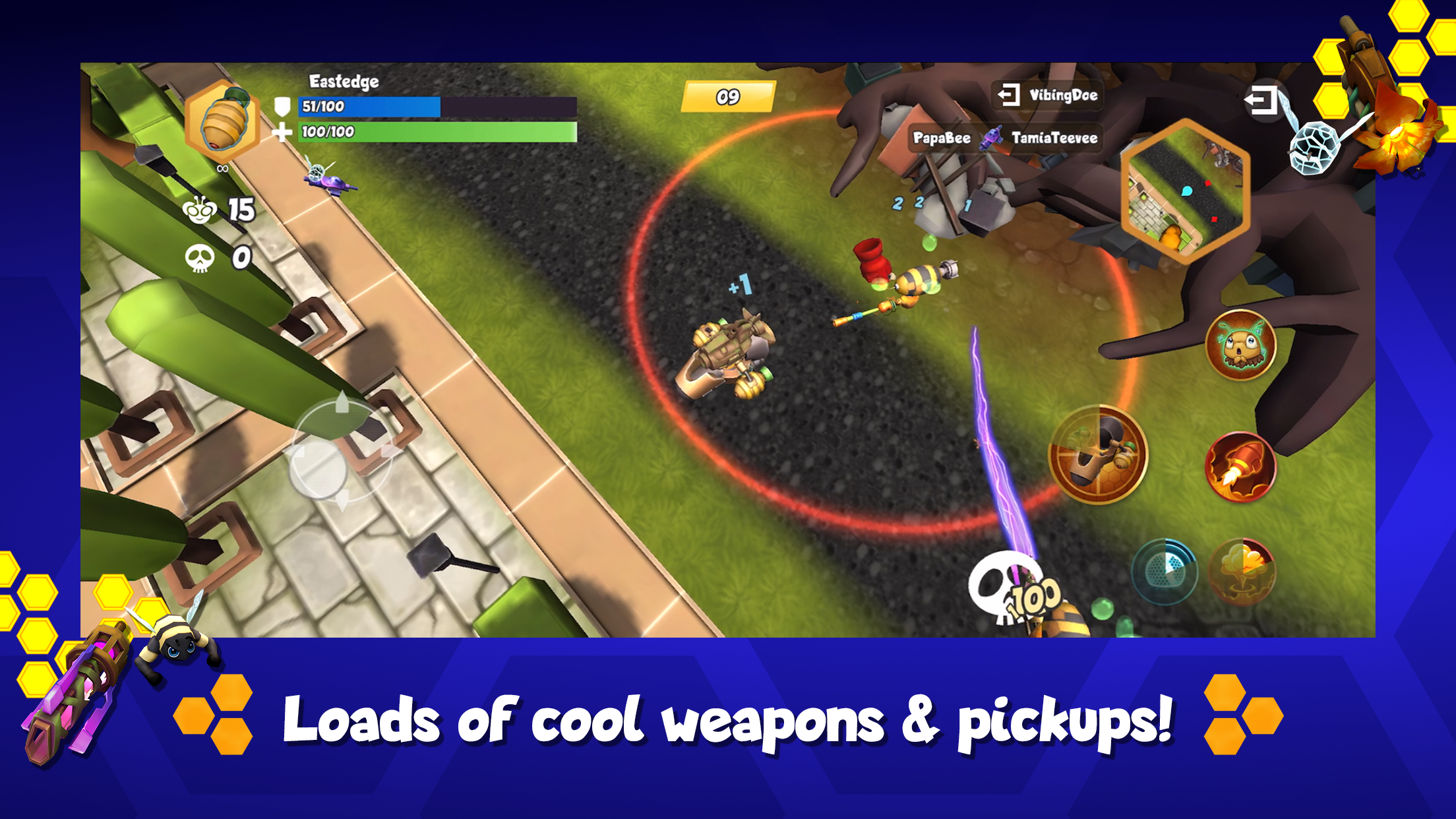 Screenshot of Battle Bees Royale