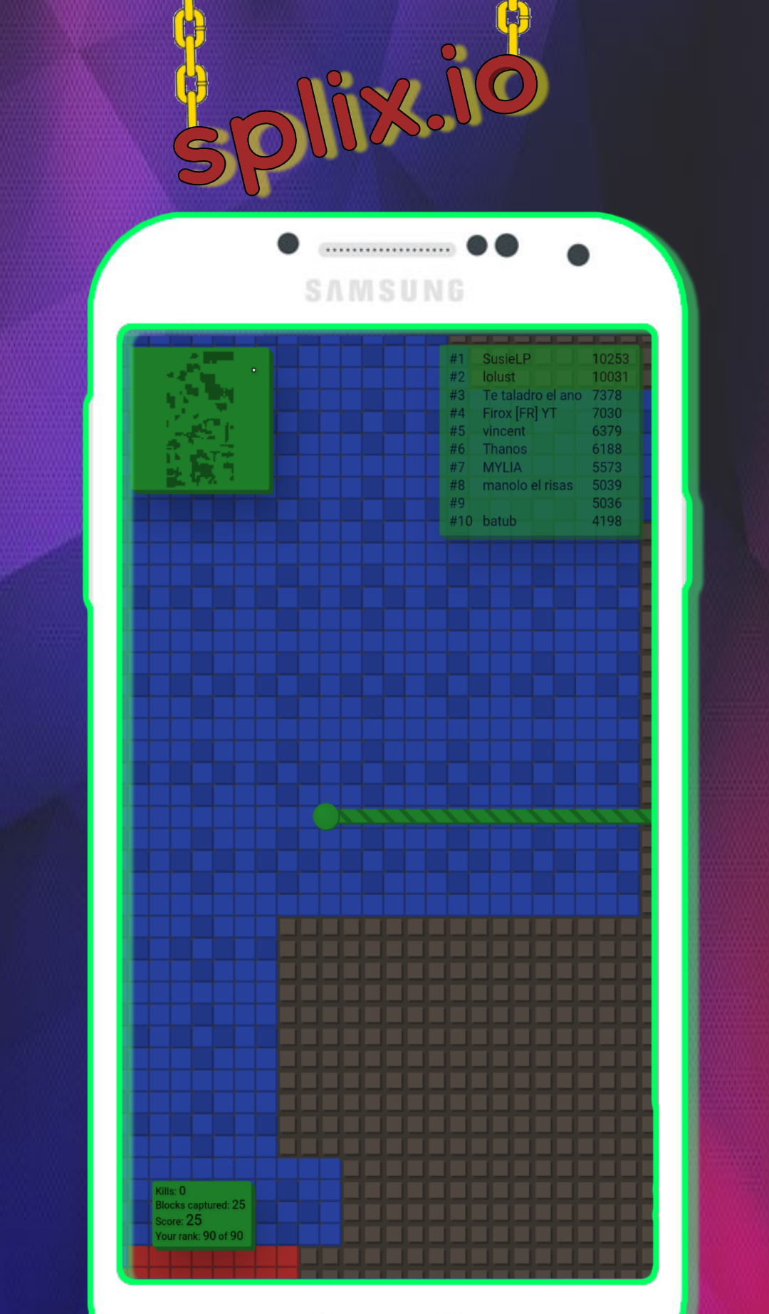 Splix.io BETA Game Screenshot