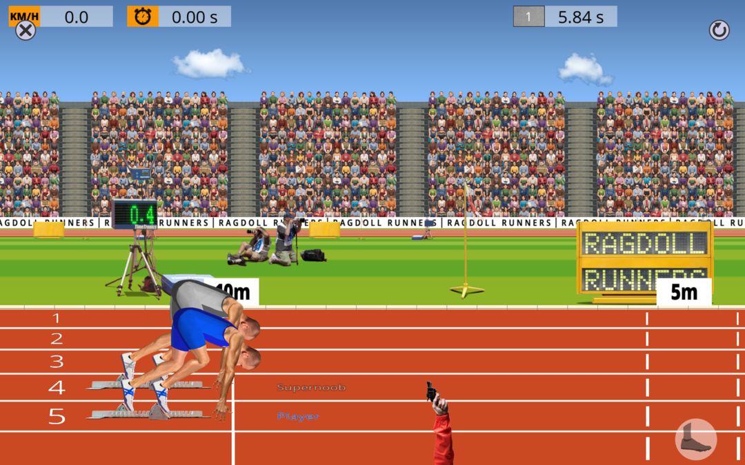 Screenshot of Ragdoll Runners