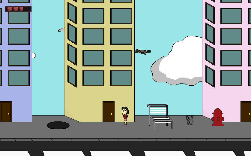 Screenshot of Rooftop Postgirl
