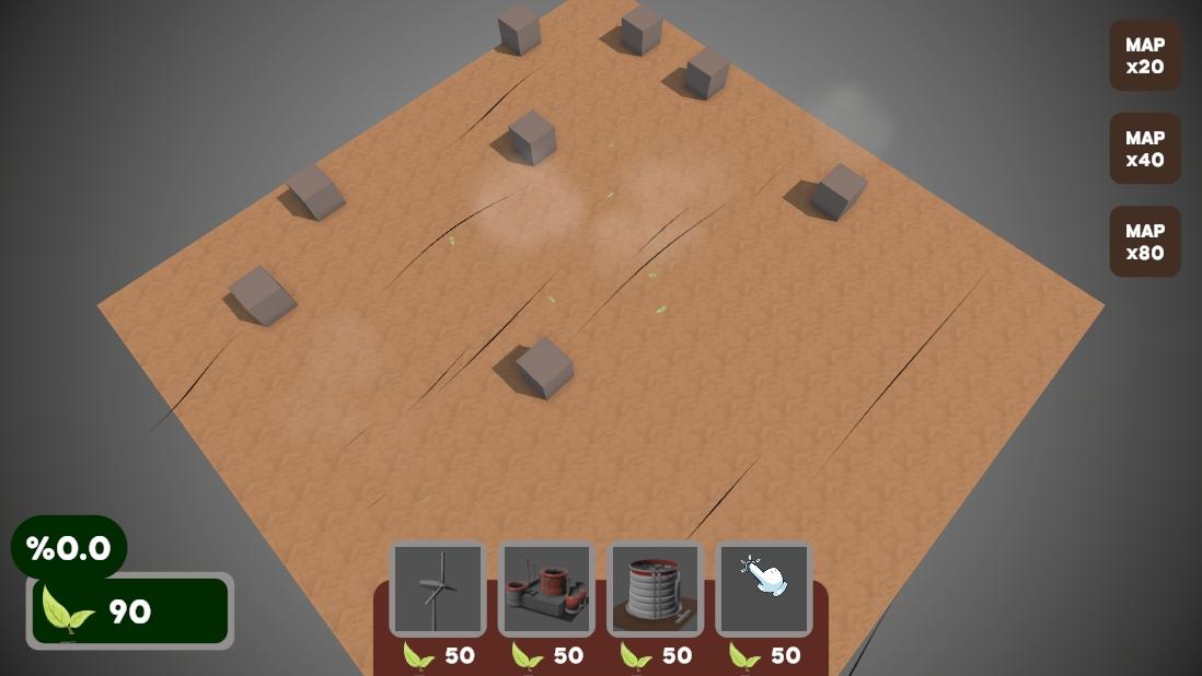 Terra Nill - Make Green Around Game Screenshot
