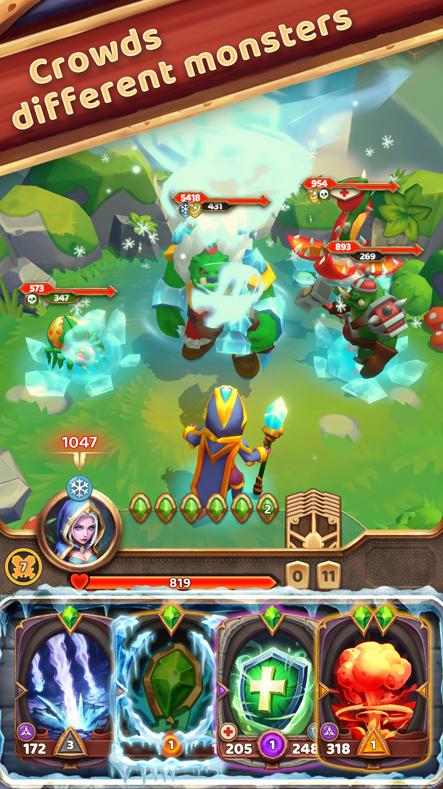 Throne Holder: Card RPG Magic screenshot game