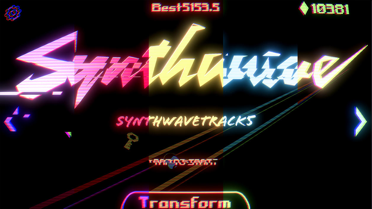 Screenshot of the video of SynthWave