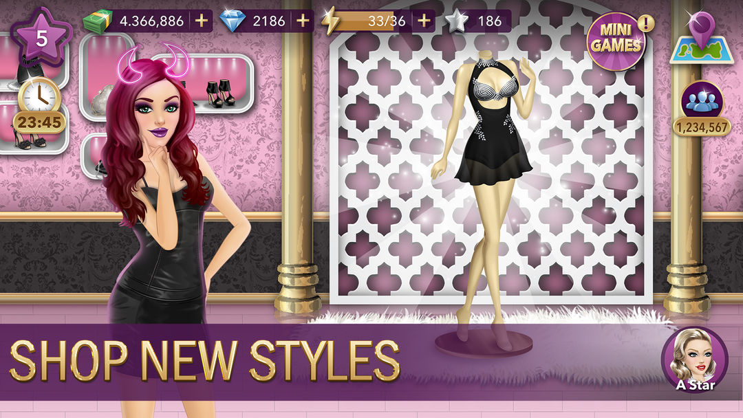 Hollywood Story®: Fashion Star screenshot game
