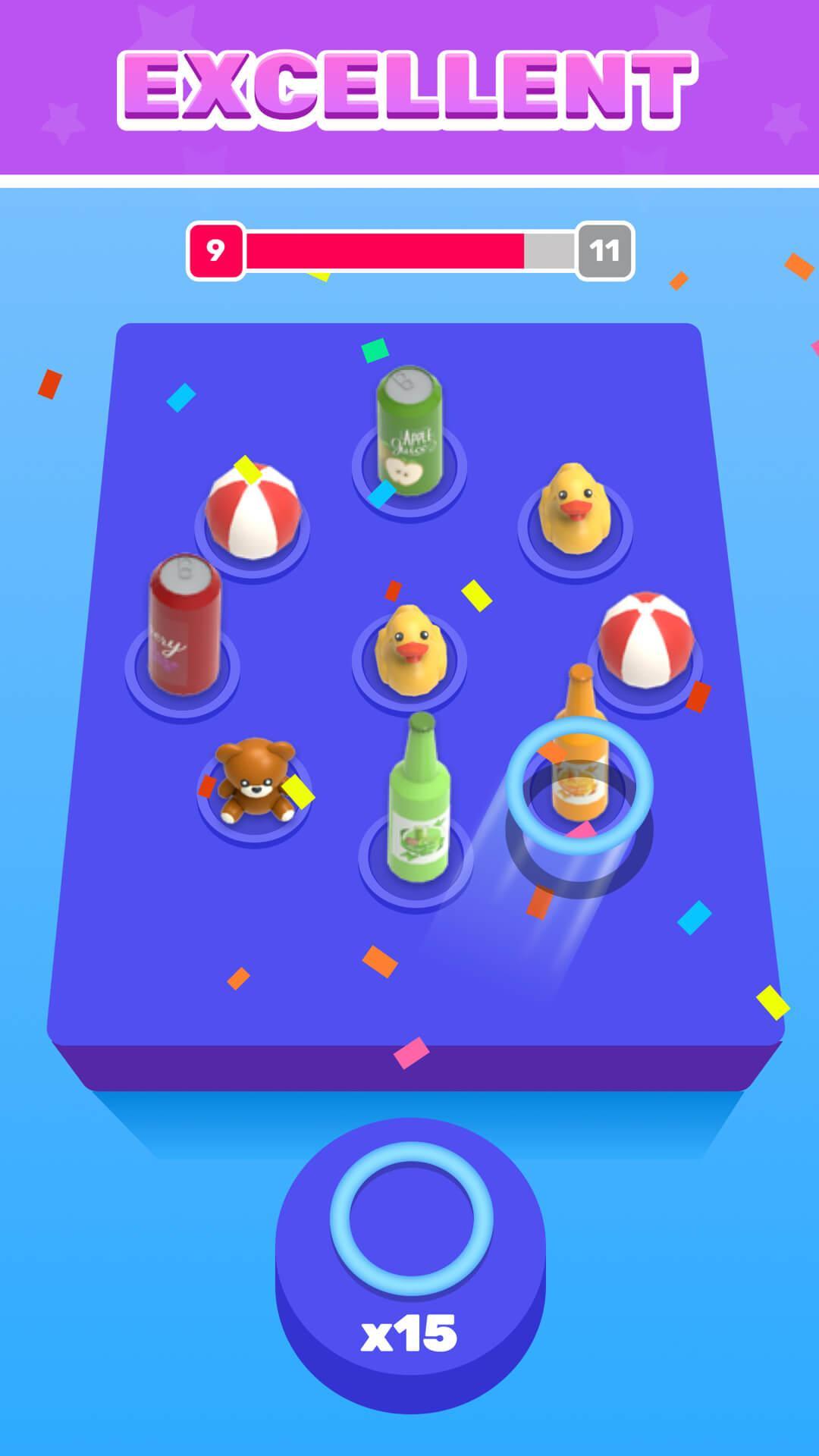 Lucky Toss 3D Game Screenshot