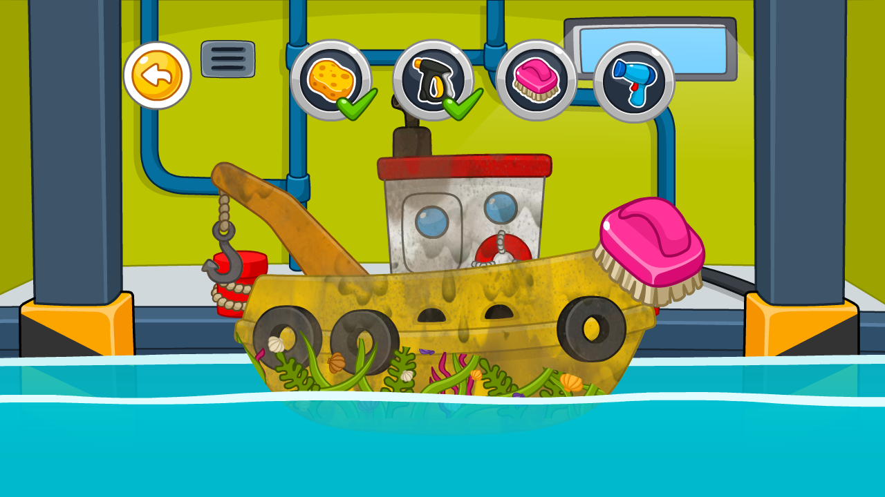 Ship wash Game Screenshot