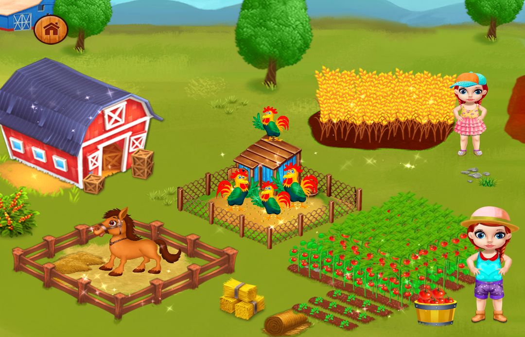 동물 농장 아이들을위한 게임 게임 스크린 샷