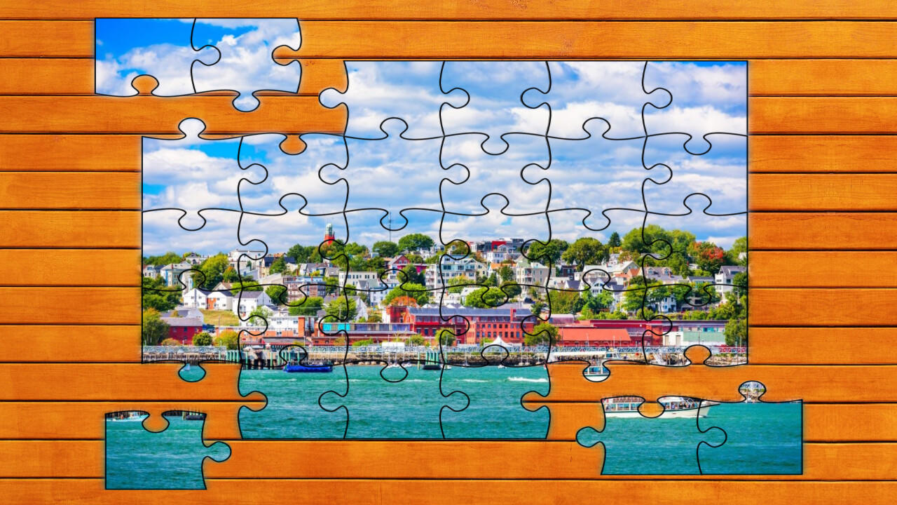 United States of America Jigsaw Puzzles Game Screenshot