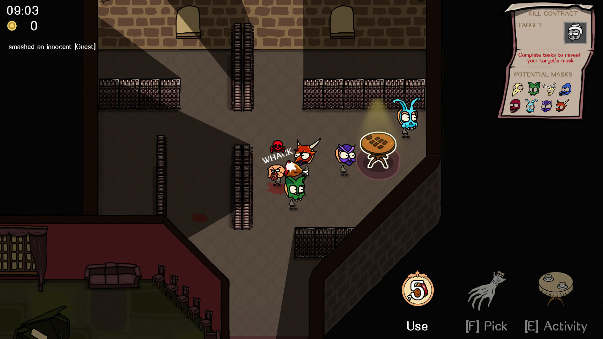 The Masquerade screenshot game