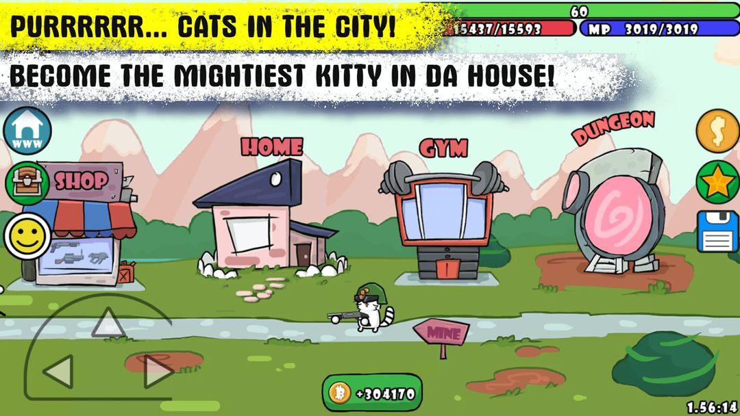 Screenshot of Cat shoot war: offline games