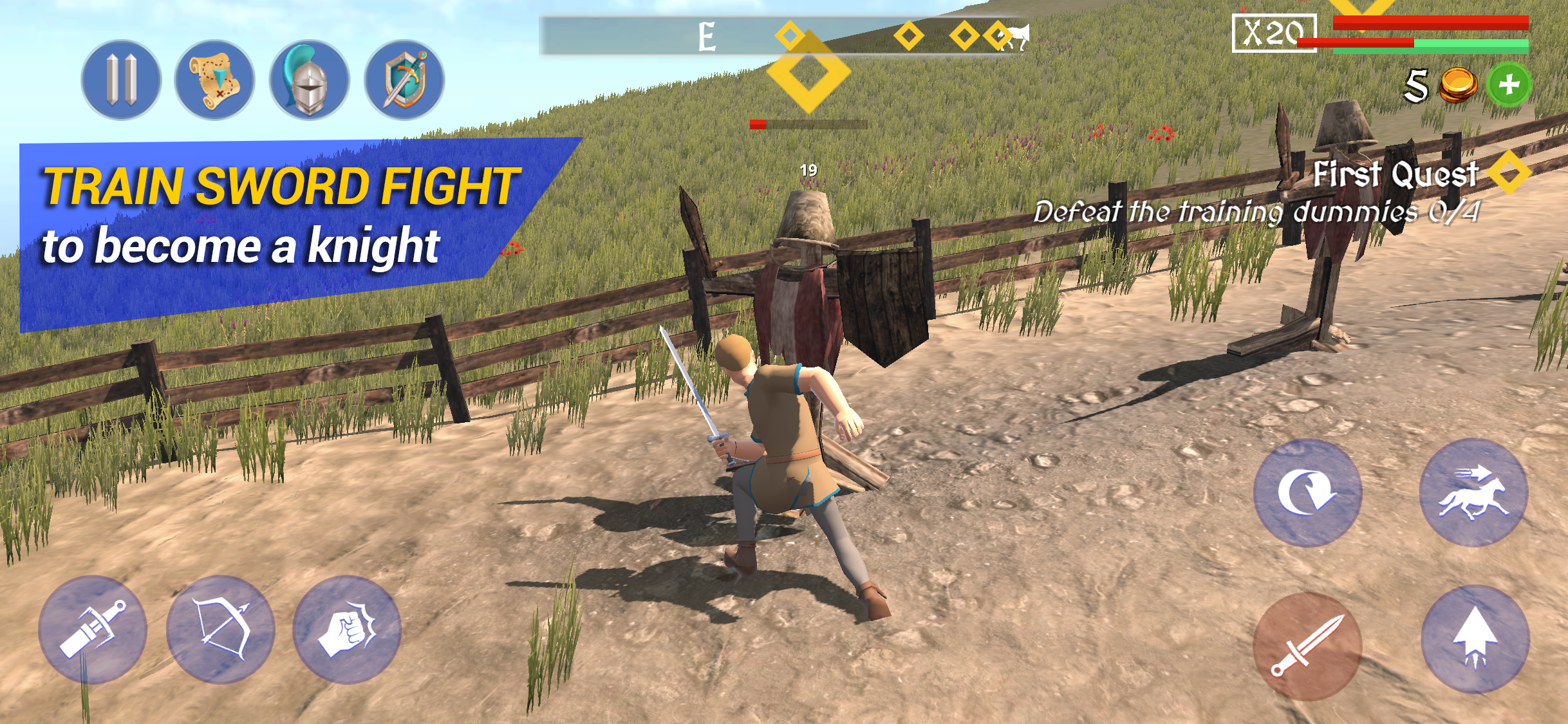 Knight RPG - Knight Simulator遊戲截圖