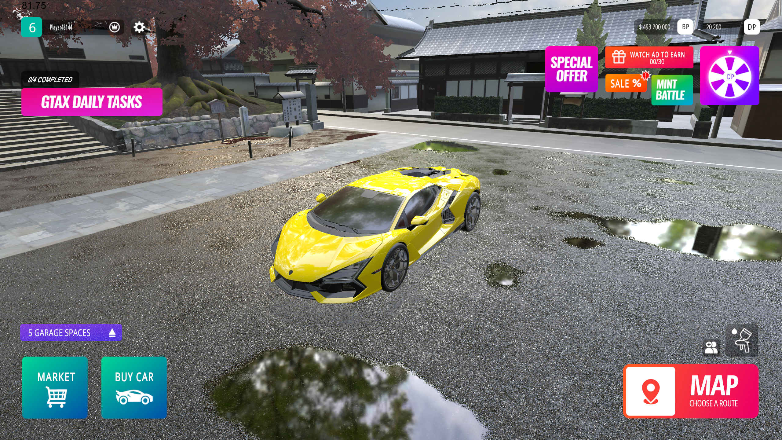 SD Steep Descent Game Screenshot