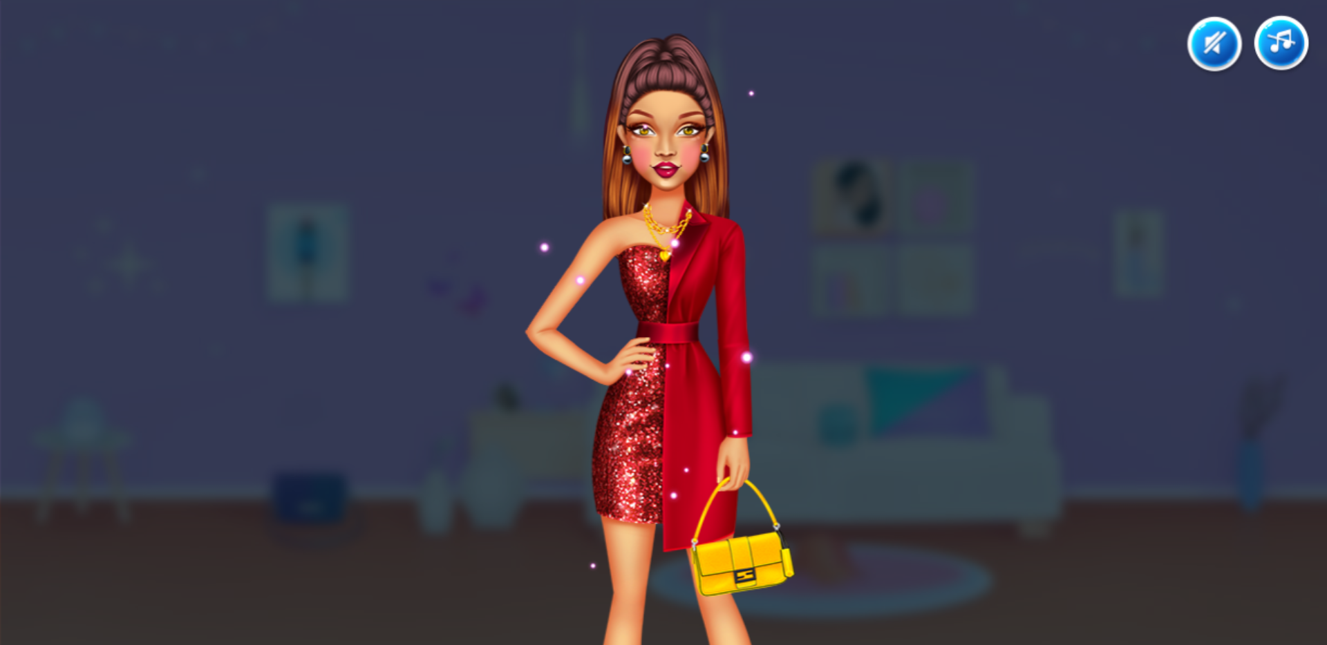 Celebrity Fashion Fusion Game Screenshot