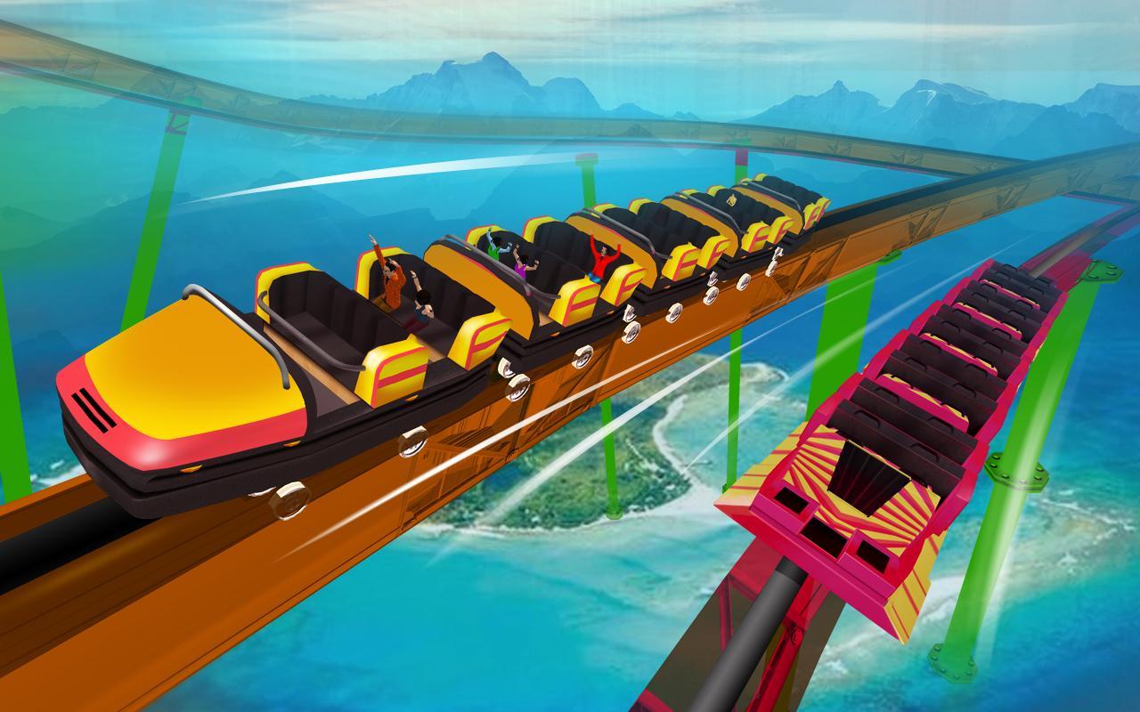 Roller Coaster Racing 3D 2 player Game Screenshot