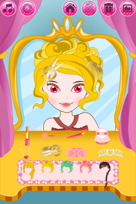 Screenshot of Beauty Princess: Dress up and Make up game for kids
