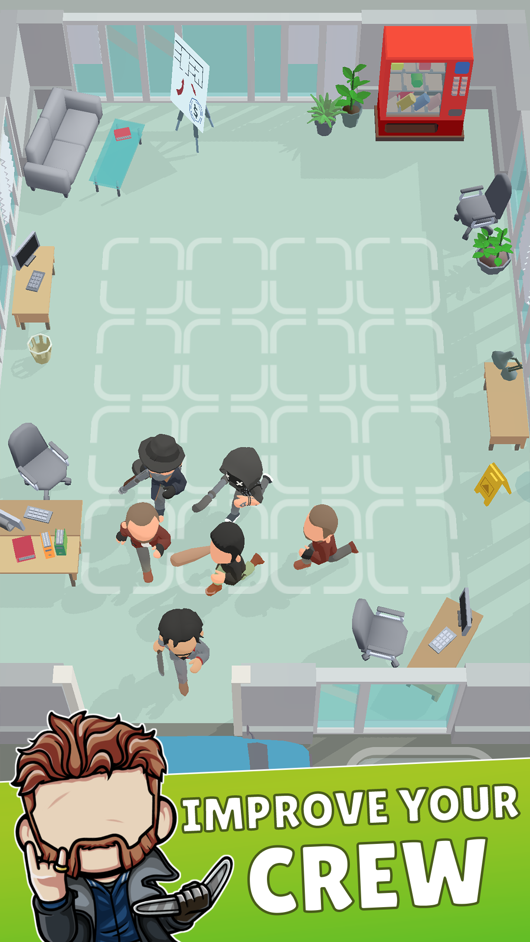 Merge Gangster Heist vs Police Game Screenshot
