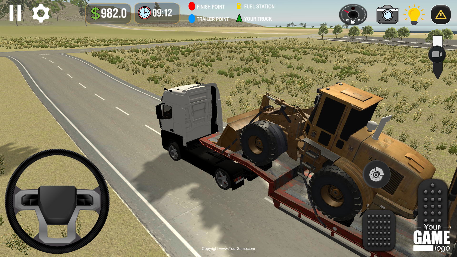 Truck Simulator Driver Game Game Screenshot