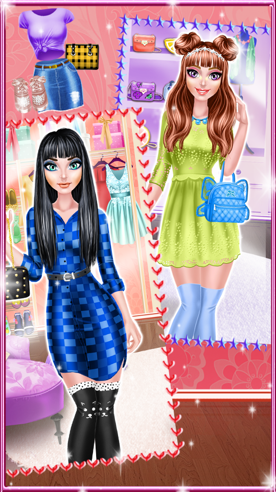 Stylish Sisters - Fashion Game Game Screenshot