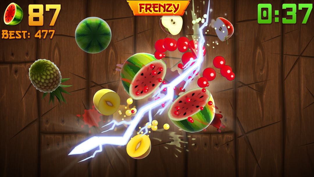 Fruit Ninja® 게임 스크린 샷