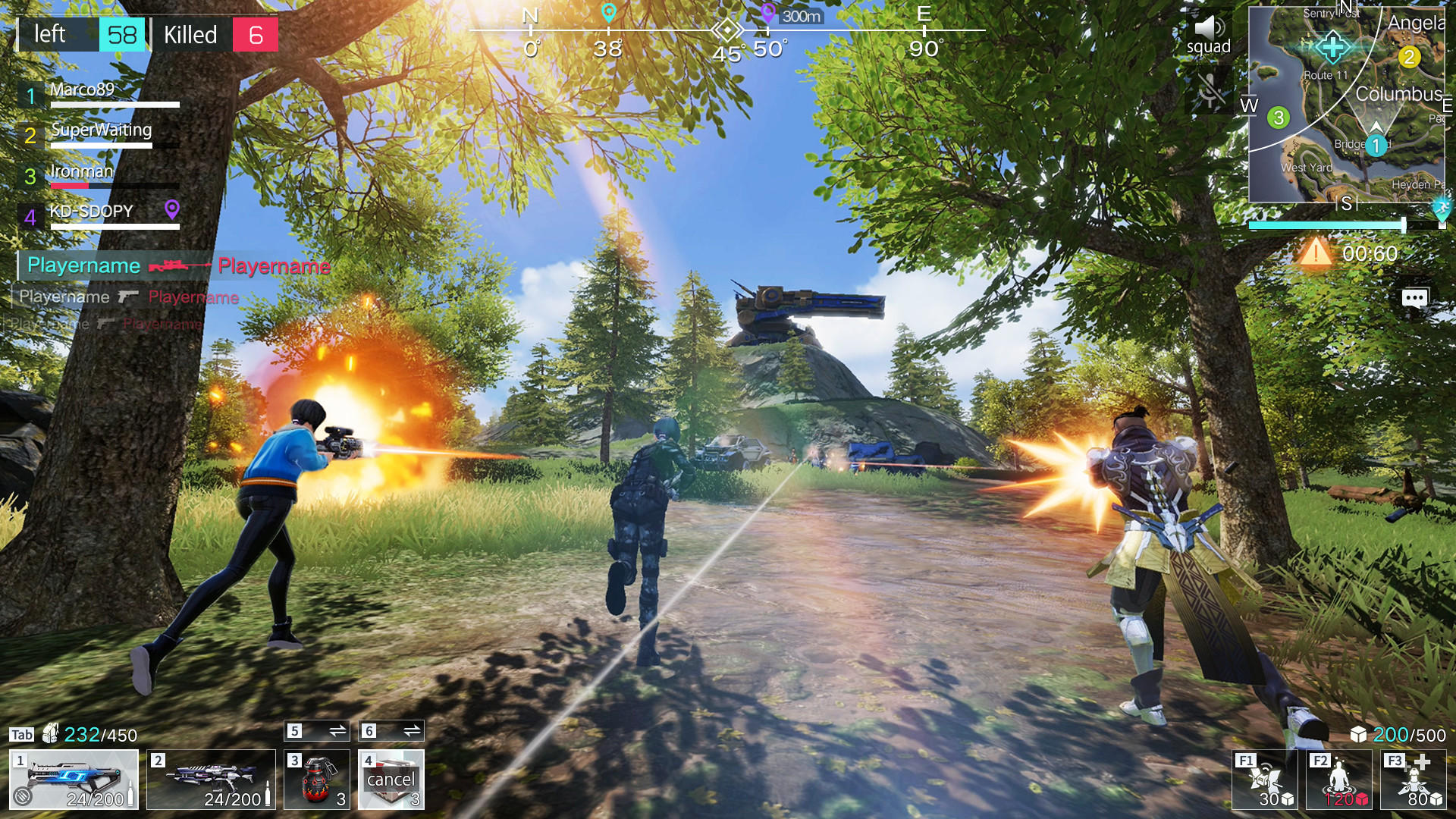 Cyber Hunter Game Screenshot