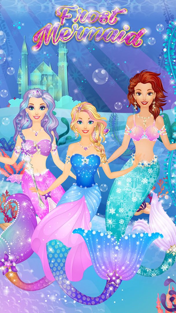 Mermaid Princess Dress up Spa 게임 스크린 샷