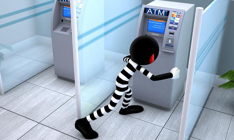 Screenshot of Stickman Bank Robbery Escape