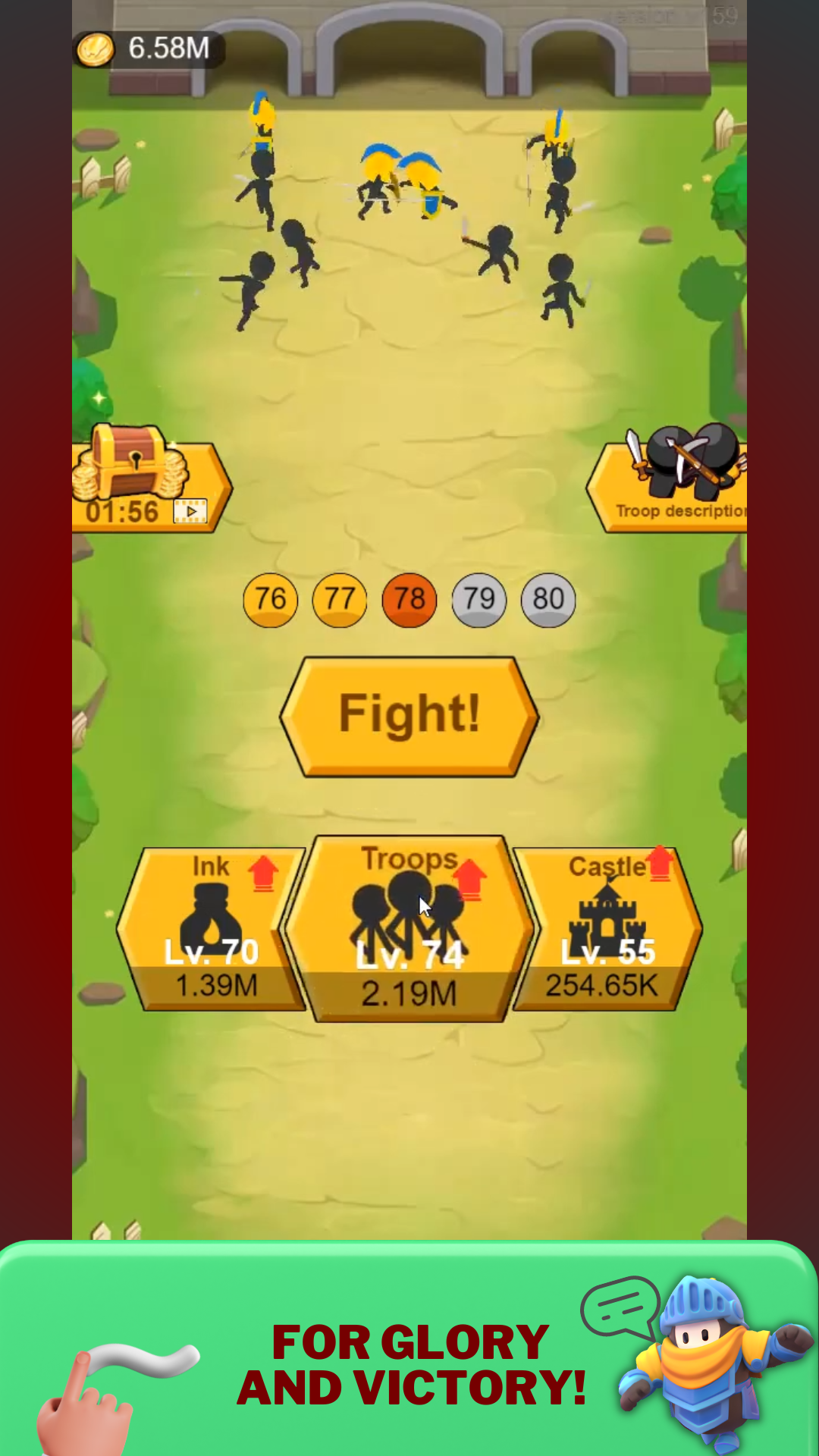 Screenshot of Fall Guys Draw attack