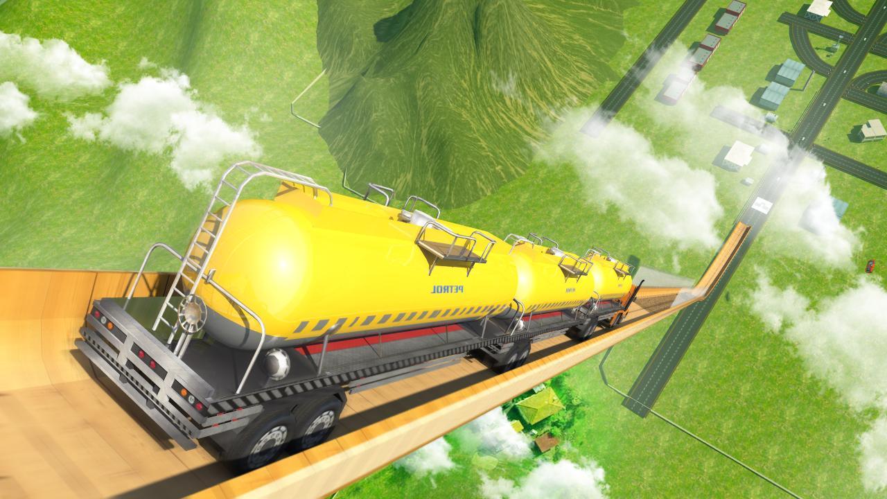 Mega Ramp - Oil Tanker Truck Simulator Game Screenshot