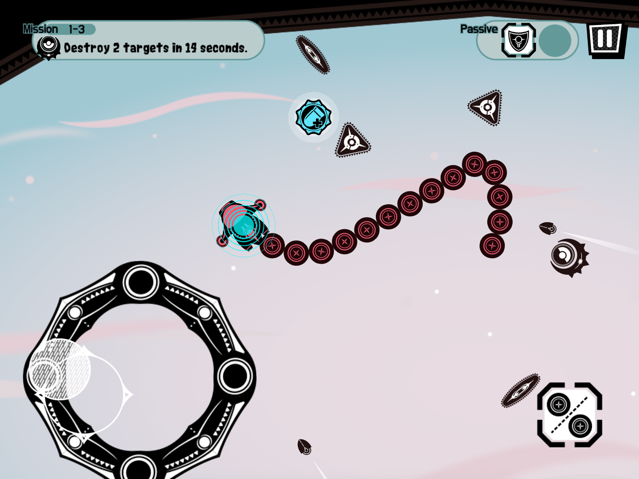 Captura de Tela do Jogo TailBomb - New birth of Snake