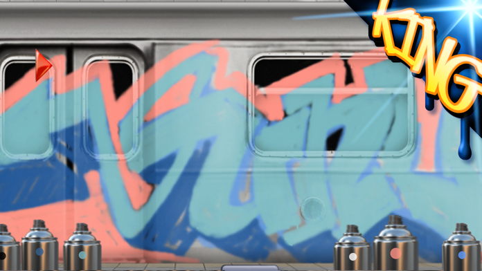 Cuplikan Layar Game Graffiti Spray Can Art - KING