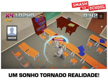 Captura de Tela do Jogo Smash the School - Antistress!