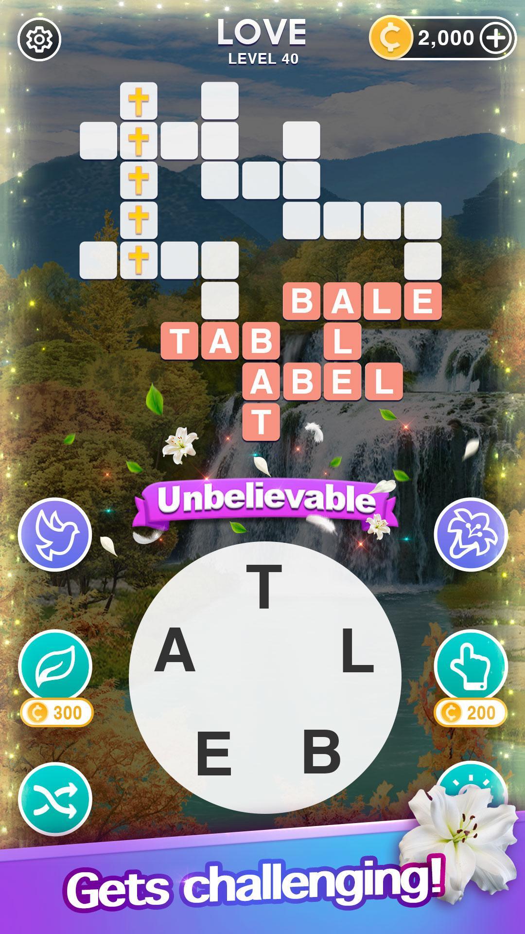 Скриншот игры Bible Word Cross - Daily Verse