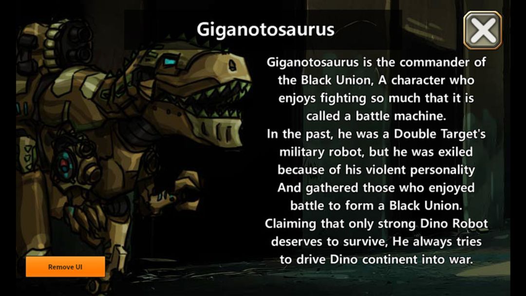 Screenshot of Giganotosaurus - Dino Robot