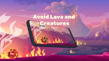 Volcano Digger Game Screenshot