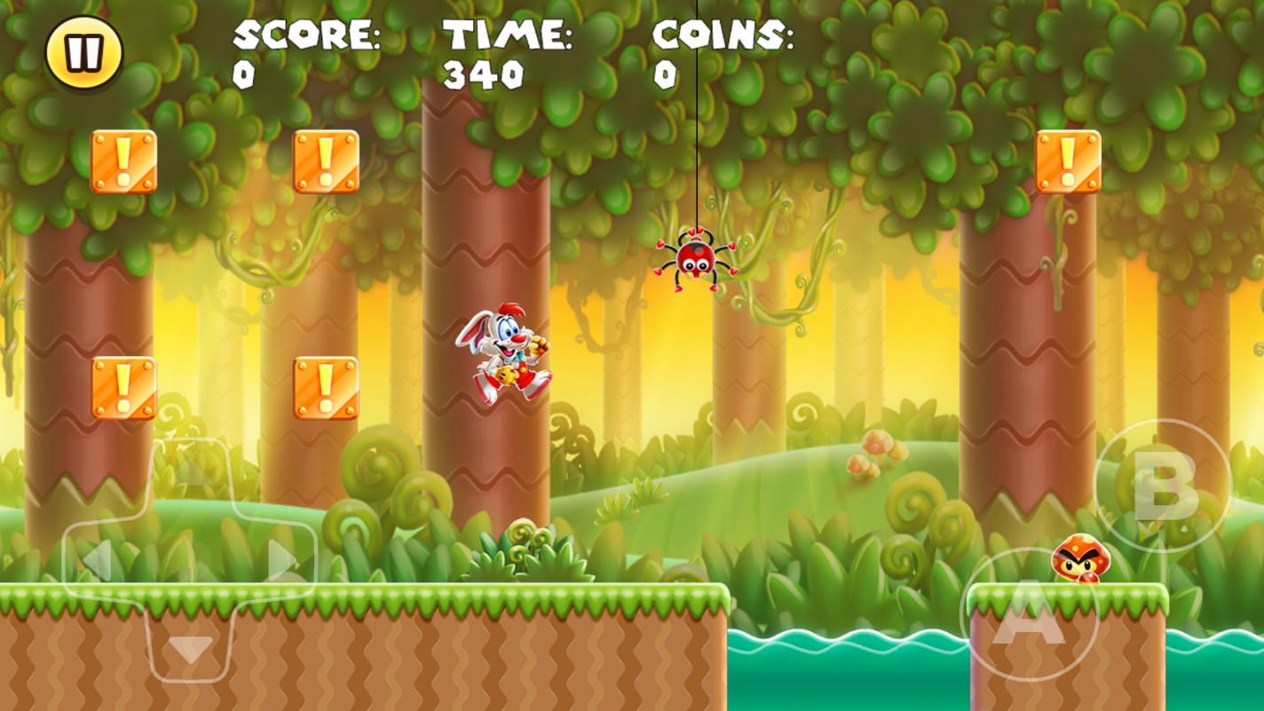 Rabbit Adventures Game Screenshot