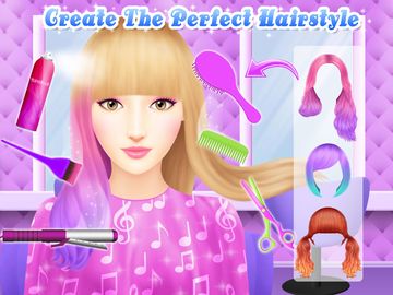 Angelina's Pop Star Salon Game Screenshot