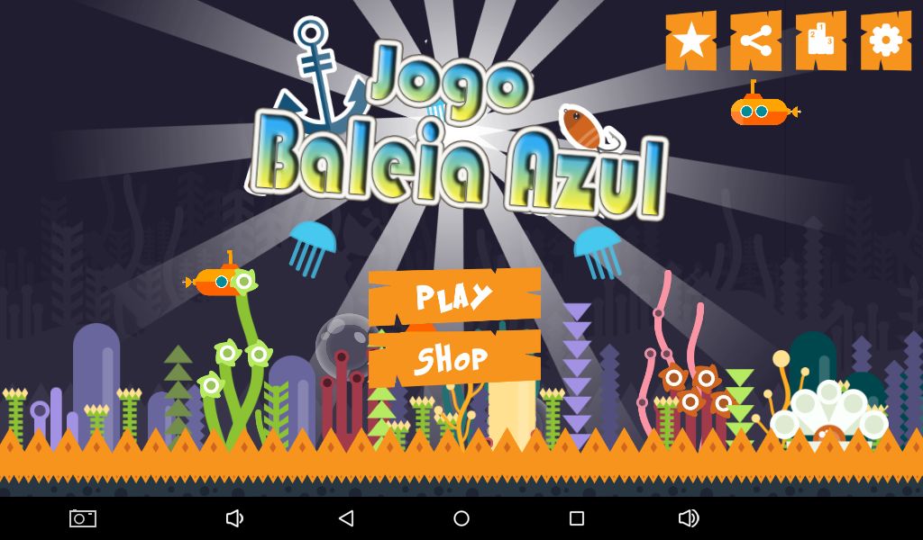 Desafio da Baleia Azul 게임 스크린 샷