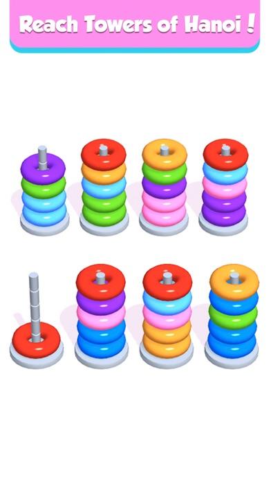 Скриншот игры Hoop Stack