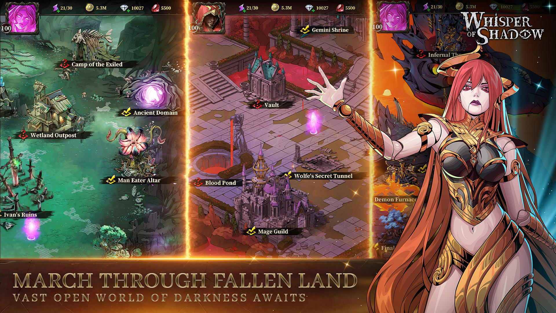 Whisper of Shadow Game Screenshot