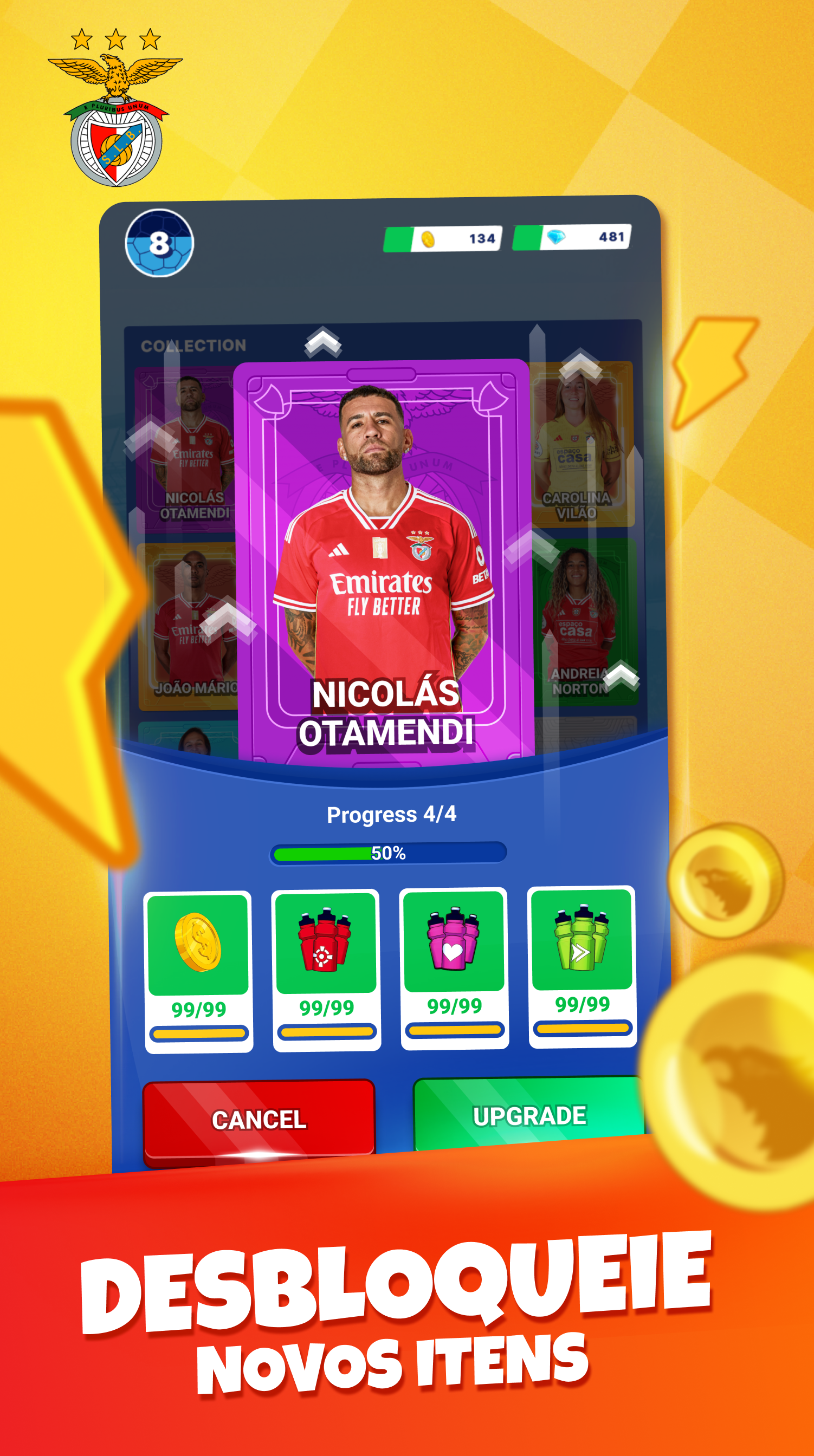 Benfica Football Merge Game Screenshot