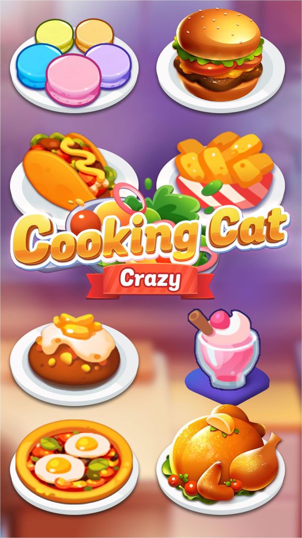 Cooking Cat Crazy : Tomcat Restaurant 게임 스크린 샷