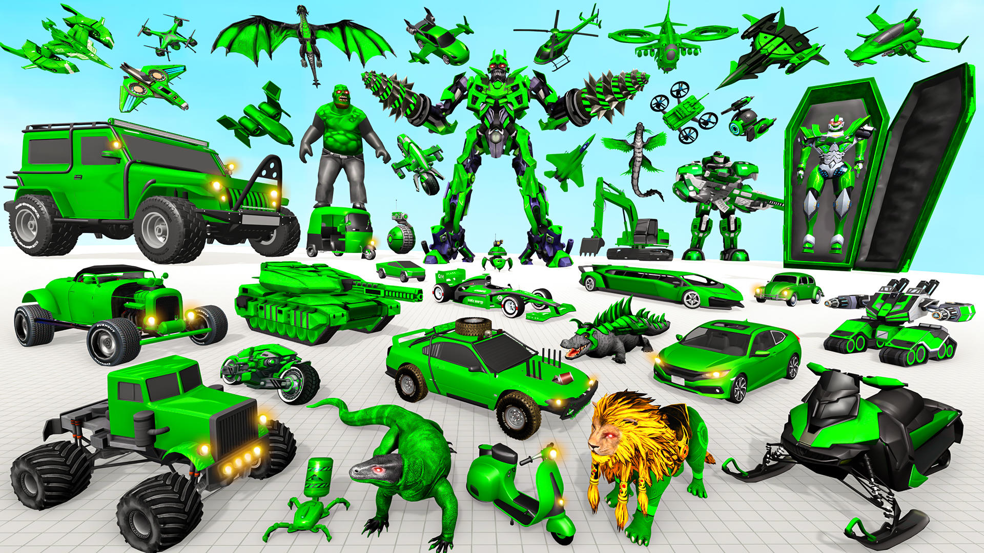Air Robot Game - Flying Robot Game Screenshot
