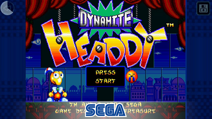 Captura de Tela do Jogo Dynamite Headdy Classic